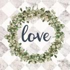 Love Eucalyptus Wreath