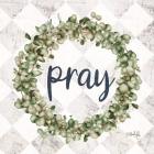 Pray Eucalyptus Wreath