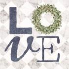 Love with Eucalyptus Wreath III