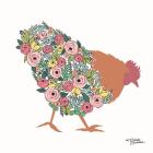 Floral Rooster