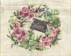 Hydrangea Wreath Green & Pink