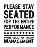 Please Stay Seated
