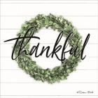 Thankful Boxwood Wreath