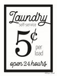 Laundry 5 Cents