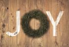 Joy Cedar Wreath