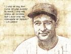 Lou Gehrig Sketch