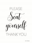 Please Seat Yourself