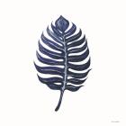 Watercolor Blue Leaf I