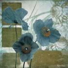 Cerulean Poppies I