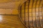 Vintage wooden Canoe Detail