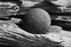 Wood And Metal Ball Abstract