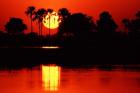 Tropical Sunset in North Central Botswana