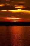 Sunset over Chobe River from Sedudu Bar,Kasane, Botswana, Africa