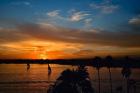 Falukas and sightseers, Nile River, Luxor, ancient Thebes