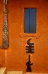 Adinkra Symbols on Shrine to Nana Yaa Asantewaa, Ejisu, Ghana