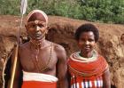 Maasai Couple in Traditional Dress, Kenya