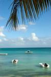 Mauritius, Grand Baie, Boats anchored in Grand Baie