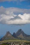 Mauritius, Curepipe, Mountains from Trou aux Cerfs