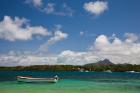 Mauritius, Trou d' Eau Douce, town harbor boat