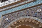 Morocco, Casablanca, Ornate Royal Palace entry