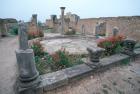 Ruins of Ancient Roman Mansion called House of Columns, Morocco