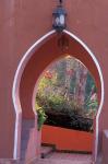 Arched Door and Garden, Morocco
