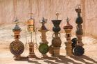 Moroccan vases, Todra Gorge Area, Tinerhir, Morocco