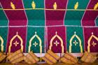 Interior of Moroccan Dinner, Tent Hotel Ksar Tinsouline, Zagora, Draa Valley, Morocco