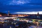 MOROCCO, MARRAKECH: Djemma el, Fna Square Evening