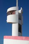 MOROCCO, CASABLANCA, AIN DIAB Beach, Lifeguard Tower