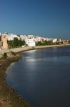 MOROCCO, AZEMMOUR: View from Um, er, Rbia River