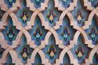 Wall tiles in Al-Hassan II mosque, Casablanca, Morocco