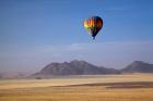 Hot air balloon over Namib Desert, Africa