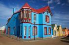 Colorful German colonial architecture, Luderitz, Namibia