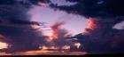 Namibia, Fish River Canyon, Thunder storm clouds