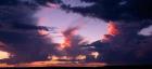 Namibia, Fish River Canyon, Thunder storm clouds