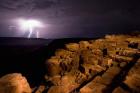 Namibia, Fish River Canyon NP, Storm, Lightning strikes