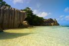 Cliffs of Anse-Source D'Argent, Seychelles, Africa