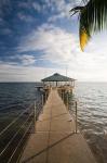 Seychelles, Anse Bois de Rose, Coco de Mer Hotel pier