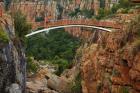 Footbridge over Blyde River, Blyde River Canyon Reserve, South Africa