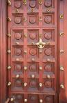 Zanzibar, Tanzania. Door to Ithnasheri Mosque, Stone Town.