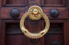 Zanzibar, Tanzania. Stone Town Brass Door Knocker.