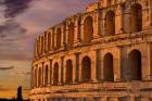 Famous El Jem Roman Amphitheater, El Jem, Tunisia, Africa