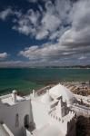 Tunisia, Cap Bon, Gulf of Hammamet from the Kasbah