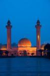 Tunisia, Monastir, Mausoleum, evening