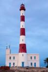 Taguermes Lighthouse at dawn, Sidi Mahres Beach, Jerba Island, Tunisia
