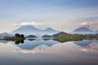 Lake Mutanda near Kisoro, Virunga Volcanoes, Uganda