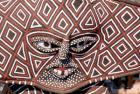 Painted Geometric Mask, Zimbabwe