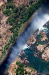 Zimbabwe, Victoria Falls, border of Zambia/Zimbabwe