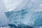 South Georgia Island, Wirik Bay, Glacier ice